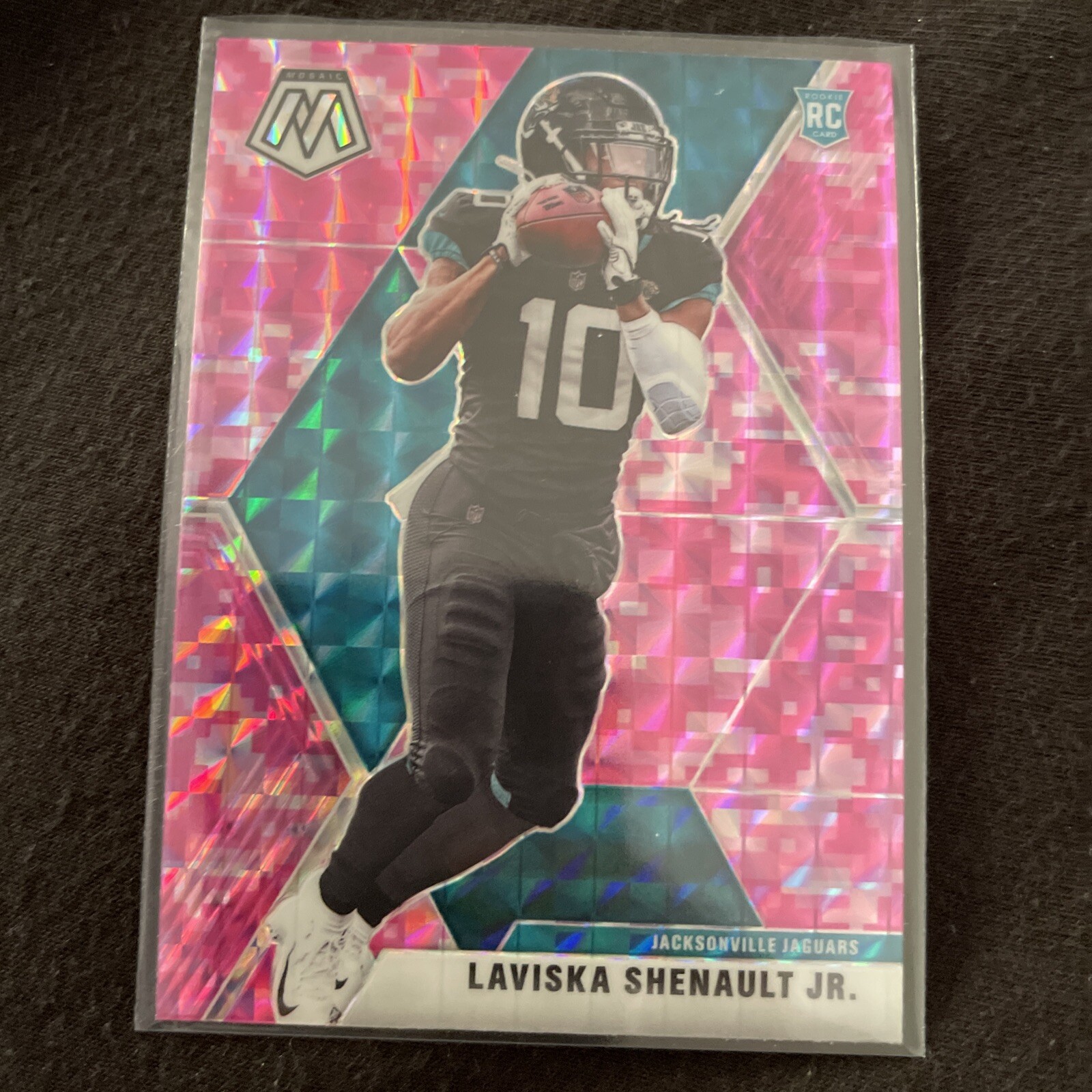 2020 Mosaic Laviska Shenault Jr. Pink Camo Prizm Rookie RC #217 Jaguars H253