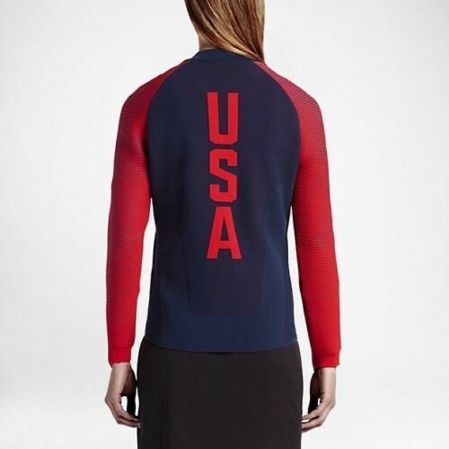Nike Jacket Size XL Olympic Team USA 2016 Dynamic Reveal Tech Knit 809541 451 - Picture 3 of 10