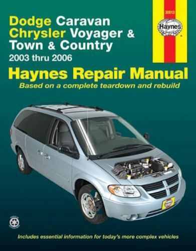 2003-2006 Haynes Dodge Caravan, Chrysler Voyager & Town & Country Repair Manual - Picture 1 of 1