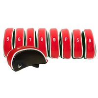 2017 Callaway Golf Deluxe Protection Iron Headcovers 9 Covers Red/white/black on sale 2017 Callaway Golf Deluxe Protection Iron Headcovers 9 Covers Red/white/black on sale