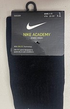 NIKE ACADEMY KNEE HIGH DRI FIT SOCCER SOCK YOUTH 3Y-5Y WOMEN 4-6
