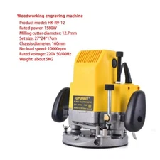 Multi Function Electric Trimming Slotting Machine Wood Milling 220V 1580W