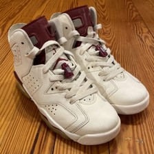 Nike Air Jordan 6 VI Retro OG Maroon 2015 Size 4Y 836342-115