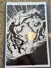 DC Comics Teen Titans Tyler Kirkham Issue 29 Page 4 Splash Original Comic Art