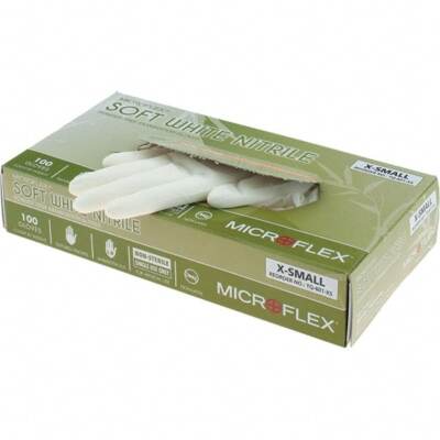 100 Pack Microflex TQ-601-XS Disposable Gloves, Nitrile