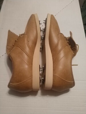 Vintage Ray Floyd Golf Shoes Leather Comfort Metal Spike  display picture 3