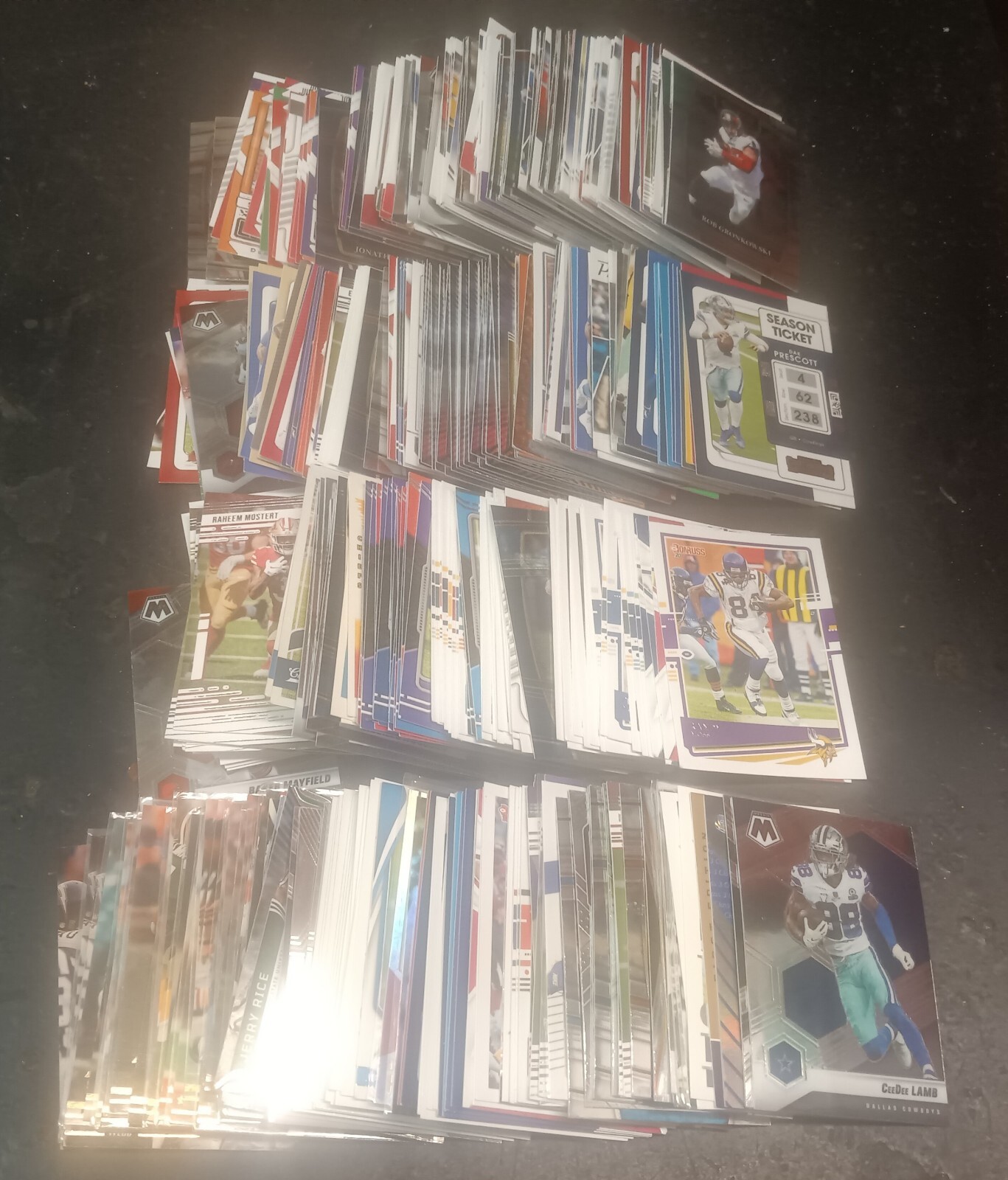 HUGE Lot Of 400+ NFL Football Cards HOF STARS ONLY! NMMINT Great Lot