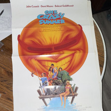 One Crazy Summer Original Movie Poster 1986 John Cusack Demi Moore