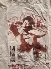 RAYE Concert Tour Shirt White Unisex Small