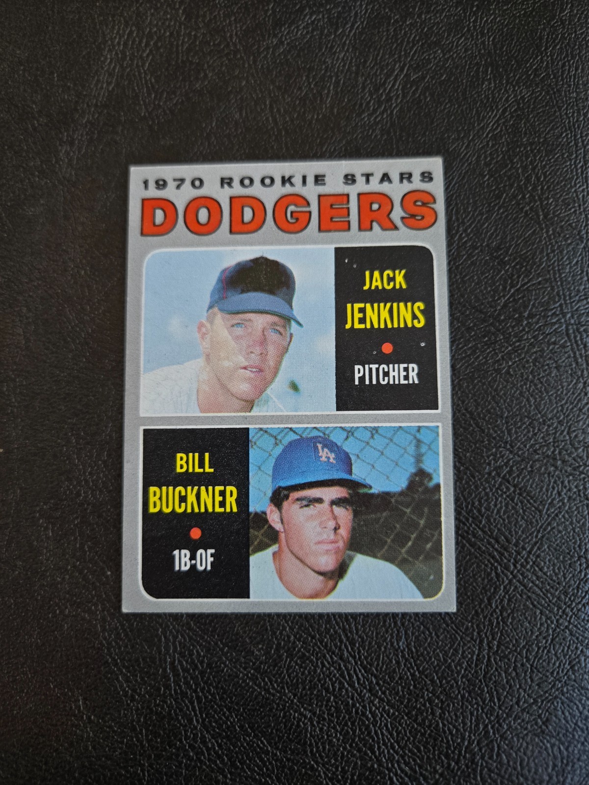 LOS ANGELES DODGERS ROOKIE STARS 1970 TOPPS BASEBALL CARD #286 BILL BUCKNER