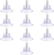 10 Pcs M6X13Mm Rubber Strong Suction Cup Screw with 35Mm Sucker Hanger Pads for 