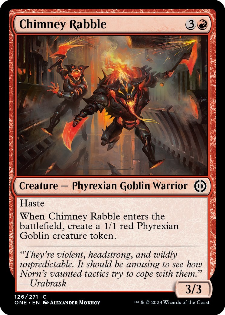 NM Foil - Chimney Rabble [ONE - 126] Phyrexia: All Will Be One
