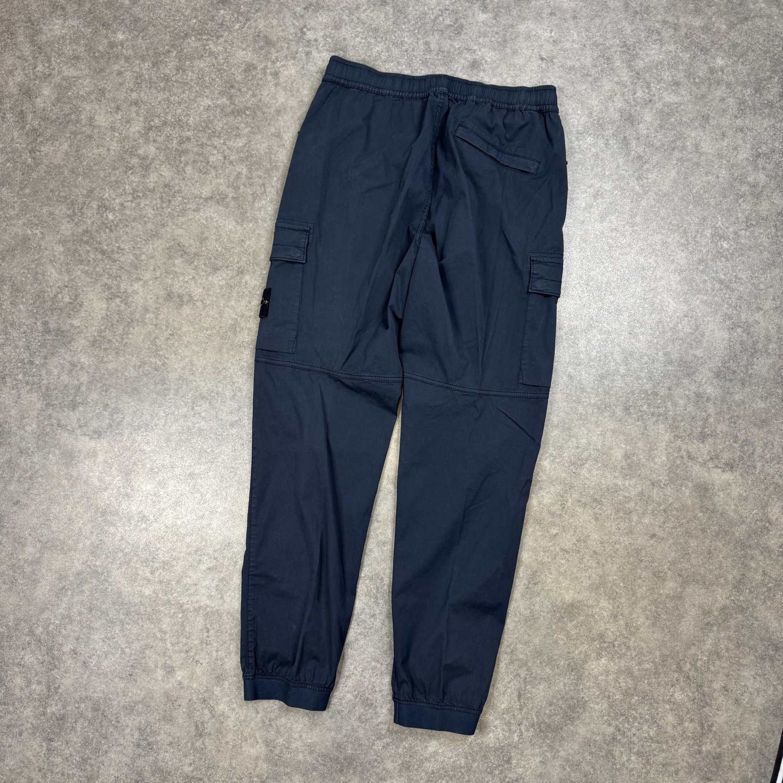 Stone Island Navy Thick Cotton Type RE Cargo Trousers RRP £430 image 4