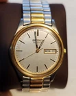 Rare Seiko Silver Dial Quarts  7N43-8A39 Day/ Date and Orig. Seiko Bracelet.