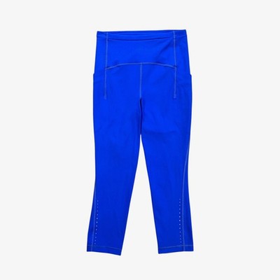 Lululemon Leggings Womens 4 Astral Swift Speed High Rise Stash Pockets Cropped