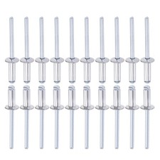 5mm x 13mm (DxL) Blind Rivets - 60Pack Aluminum Dome Open End Rivet