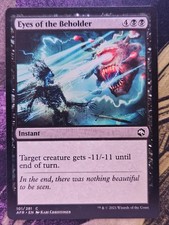 Eyes of the Beholder 101 Forgotten Realms Magic: The Gathering LP