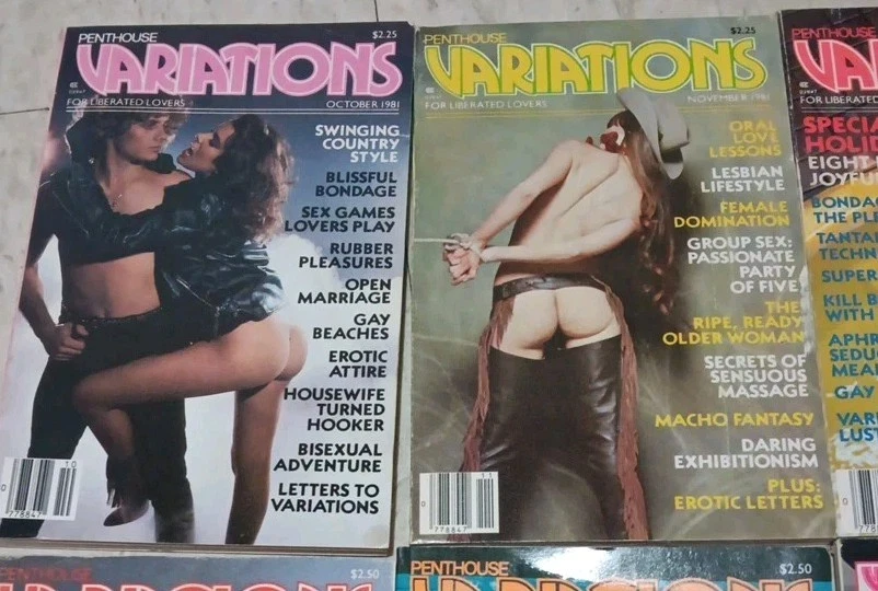 Винтажный пентхаус вариации журнал - лот из 6 выпусков - 1981 до 1999 - Изображение 2 из 4