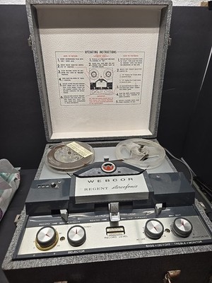 WEBCOR ''Regent'' Stereofonic Reel-to-Reel Recorder/Playe EP2323-1A (1964) Repair