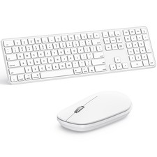 Bluetooth Keyboard and Mouse for Mac,OMOTON Wireless Multi-Device Keyboard with