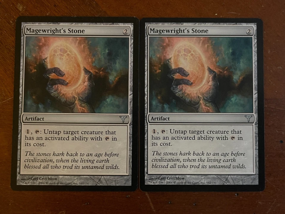 MTG Magic the Gathering Dissension Magewright's Stone LP Quantity Available - Image 2 of 2