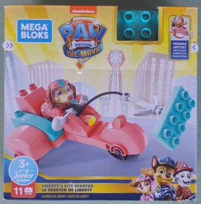 Mega Bloks Paw Patrol Liberty's City Scooter Junior Builders Sealed Rescue Pup