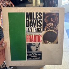 Miles Davis | "Jazz Track" Soundtrack From Frantic | Vinyl Record CL 1268 COVER