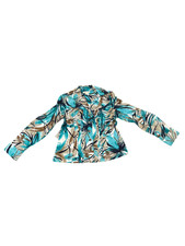 Vintage Coldwater Creek NWT Sketch Floral Print Long Sleeve Jacket Women Size 6