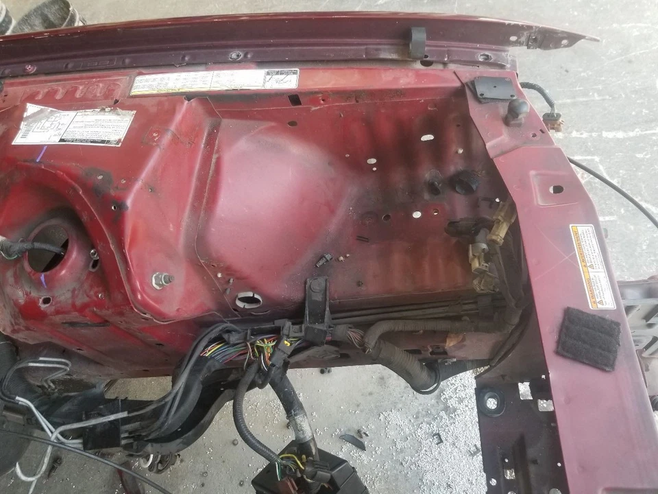 97 1997 LINCOLN MARK VIII 4.6L RADIATOR CORE SUPPORT *CUT* Foto 4 de 4