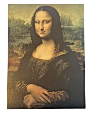Mona Lisa Masterpiece Art Print #1 Leonardo Da Vinci 10 x 13.5 Renaissance Litho