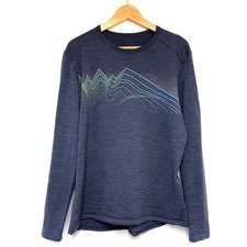 Icebreaker Para Hombre M/L BODYFIT 200 Oasis LS Ecualizador Lana Capa Base Gráfico Top