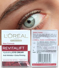 EAN 5011408039757 product image for Loreal Revitalift Hydrating Eye Cream Anti-Wrinkle +Extra Firming 0.5oz 15ml | upcitemdb.com