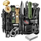 20 in 1 Emergency Survival Tools Kit | Compact Multi Tool Set, Camping Accessori