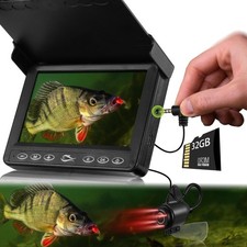 FishPRO Underwater Fishing Camera 4.3'' w/DVR 32GB -1000TVL No Need Learn I...