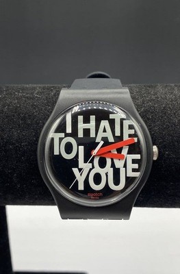 Swatch Swiss Resin Analog WR 41mm Watch 26.8g