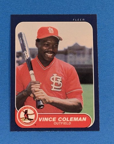 Vince Coleman #31 1986 Fleer card