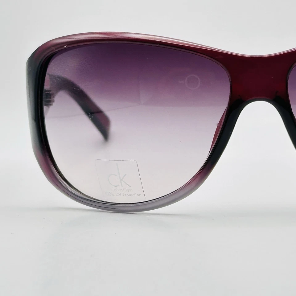 Calvin Klein Sonnenbrille Damen oval lila Logo Mod. ck 3079S Y2K NEU - Bild 3 von 4