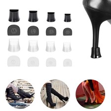 High Heel Protectors 8 Pairs Heel Repair Caps Covers  Heel Stoppers 4 Sizes ...