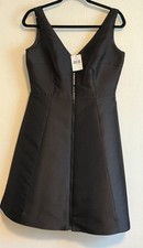 KATE SPADE NY ZIP UP FIT & FLARE BLACK DRESS, SIZE 10 [NWT]
