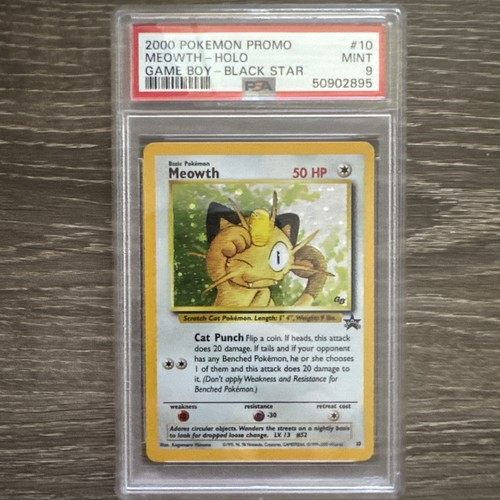 Meowth graded PSA 9 for sale on eBay