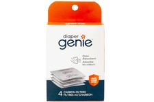 Diaper Genie Carbon Filter, Diaper Pail Odor Eliminator  Deodorizer 4 Count