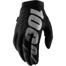 100% Youth Brisker Gloves - Black/Grey -  X-Large  10004-00003