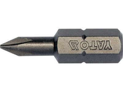 Yato Phillips-Bits 10-tlg. PH0X25mm 1/4'' S2-Stahl YT-78130