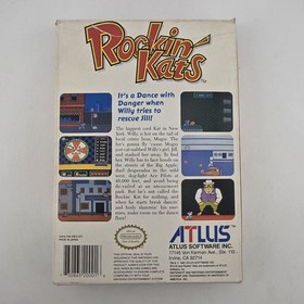 Rockin' Kats - Box Only - Nintendo Nes - Authentic - Rare (No Game - No Manual)