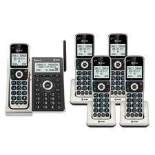 AT T BL3107-5 Cordless Phone 5 Handset Bluetooth Answering System DECT 6.0 2in.