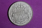 1937 Canada 50 Cents Silver Coin #M25968