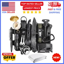 Survival Kit 17-in-1 Emergency Gear – Camping, Hunting & Outdoor Tools for Men