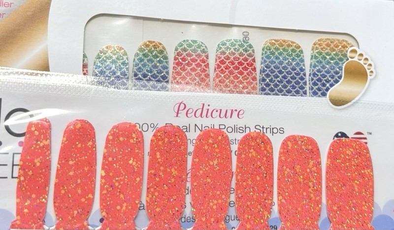 Color Street Lot Any Fin Goes Pedicure + FEW FLAWS Sun Kissed Bundle 🏖️