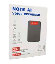Note Ai Voice Recorder 256 Languages Converted To Text A3V/16G Bluetooth 5.2
