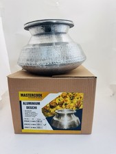 Aluminium Degchi Handi Pot Large Traditional Cooking Pot for Biryani Karahi Rice